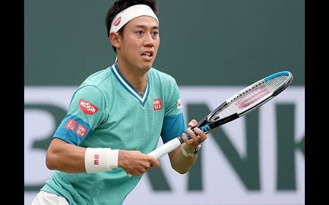  錦織 バーベル用いてリハビリ 