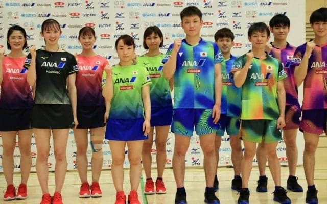 2022年度男女ナショナルチームウェアがお披露目　張本「試合前のモチベーションが上がる」