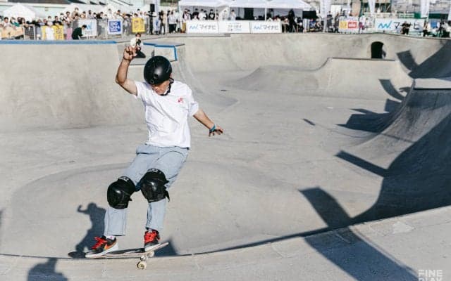 逆転優勝！全日本チャンピオンを下し「第1回マイナビスケートボード日本OPEN」注目のパーク種目 男子は永原悠路が初優勝