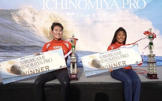 JPSAロングボードツアー開幕戦「さわかみ 一宮プロ」　浜瀬海と田岡なつみが好発進