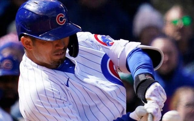 【MLB】鈴木誠也が2試合連続アーチ　一塁守る筒香の前で第2打席に先制ソロ