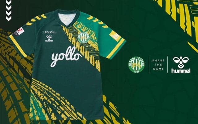 元JリーガーGK加藤順大も所属の架空クラブ「葉羽エストレーノ」のリアルユニフォームが発表！ タイヤ痕をダイナミックにデザイン