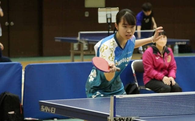 決勝は神戸松蔭女子学院大学対決に　女子シングルス準決勝結果＜卓球・関西学生新人大会＞