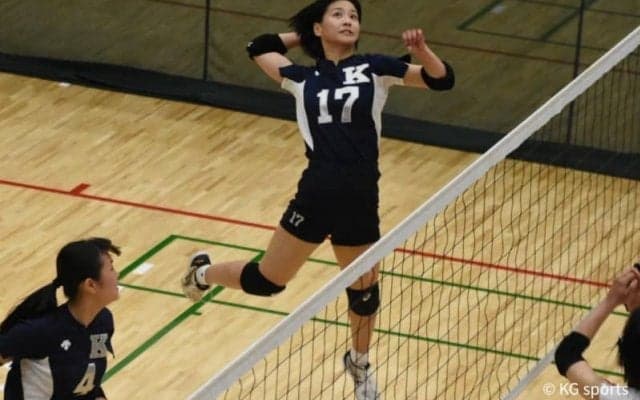 【バレーボール部女子】大大谷大にストレート勝ちし、開幕から勝利続く