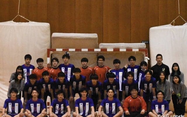 【ハンドボール部男子】３０ー２５で勝利を収め、春季リーグ２連勝！