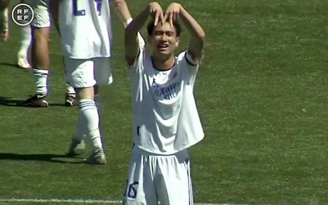 「エグすぎる」レアルMF中井卓大が衝撃のゴラッソ！ チームは中井のゴールでユースのコパ・デル・レイで14度目の優勝