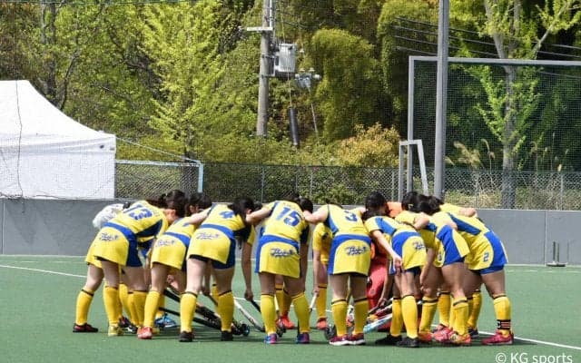 【陸上ホッケー部女子】1ー７で天理大に大敗し、リーグ戦黒星スタート