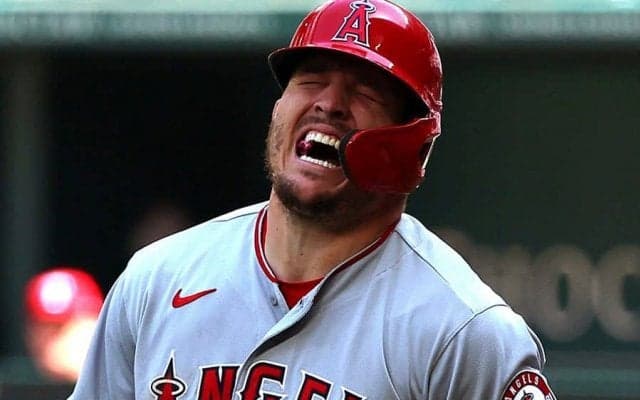 【MLB】死球交代トラウト「かなり腫れている」　元DeNAパットンの1球は「影で見えなかった」