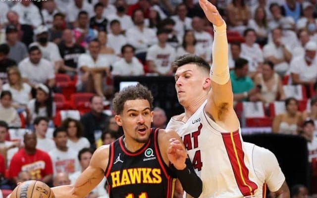 首位ヒートとのシリーズ初戦で8得点に終わったトレイ・ヤング「相手を褒めるしかない」