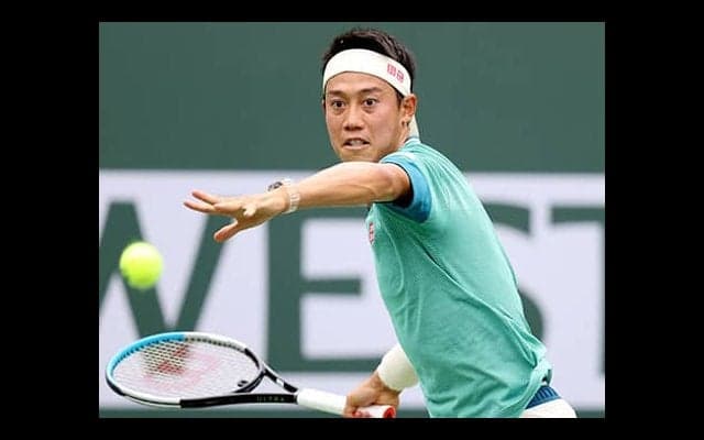 錦織、女子ジュニアとラリー