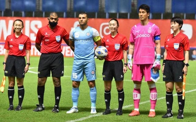 ACL史上初女性審判団が担当！ 日本人トリオが務めた試合は元浦和FWナバウトのゴールでメルボルン・シティが勝利《ACL2022》