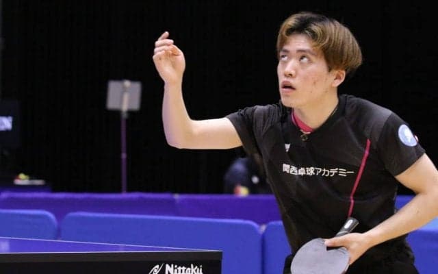 坂根翔大、2部選手唯一の8強入り　男子単決勝トーナメント3回戦＜日本卓球リーグビッグトーナメント福島大会＞