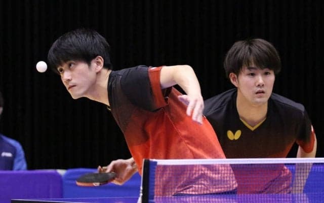 決勝は“松下兄弟”対決に　男子複準決勝＜日本卓球リーグビッグトーナメント福島大会＞