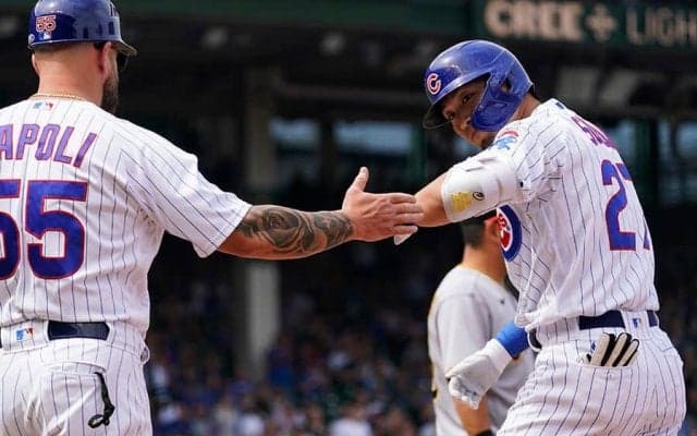 【MLB】鈴木誠也、メジャー初3安打＆初盗塁「いいゲームができた」　21得点大勝に貢献