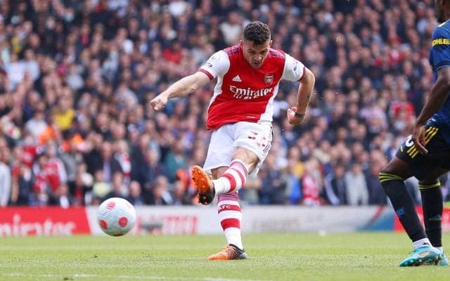 「気持ちいい」、「一生見れる」押し込むユナイテッドを打ち砕くジャカ砲にアーセナルファン歓喜爆発「えぐいてぇぇぇぇ！！！」