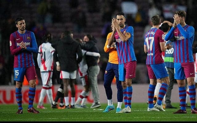 バルセロナが健闘ラージョに史上初のシーズンダブル許す…カンプ・ノウで屈辱の公式戦3連敗に《ラ・リーガ》