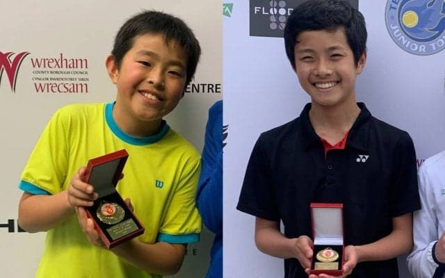 「全英ジュニア選手権」U14、U11にて日本人の湯藤泰寿、慶寿の兄弟が優勝！　「将来はプロになって世界一になりたい」
