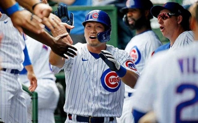 鈴木誠也、10球粘って108勝右腕撃ち適時二塁打　米記者称賛「素晴らしい10球の打席だ」