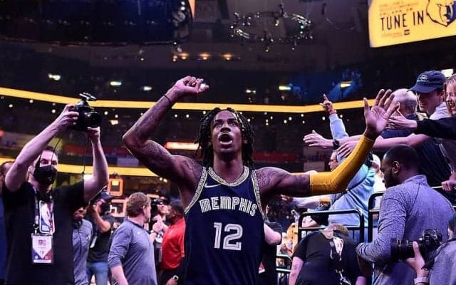 チーム最後の13得点を奪って3勝目を手にしたモラントが語った超絶ダンクの感想とは？