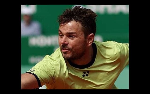  ワウリンカ、モンフィスと練習 
