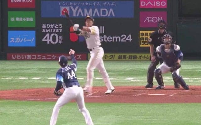 「これぞギータ」「打球えぐい」　鷹・柳田、“確信歩き”の超特大弾にファン騒然