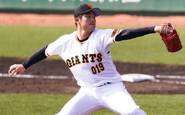 巨人、育成6位右腕・菊地大稀と支配下契約　佐渡島出身初のプロ、背番号「96」