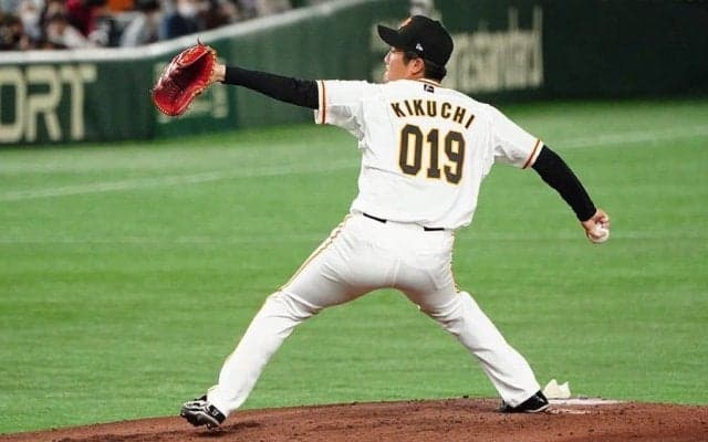 巨人・菊地大稀、支配下即プロ初登板　“異例”ユニホームの背番号3桁「019」のまま