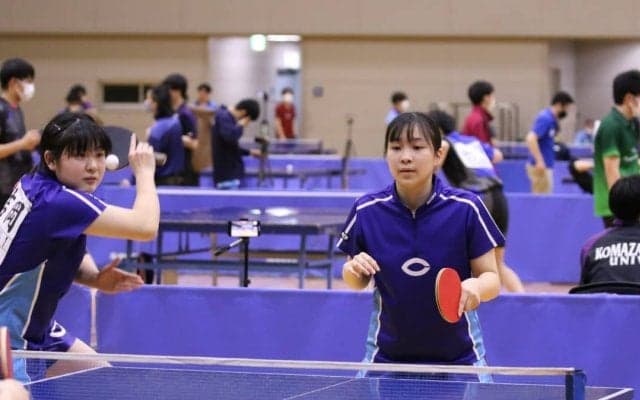 中央大ペアがアベックV　シングルスでは注目ルーキー続々登場＜卓球・関東学生新人選手権大会＞