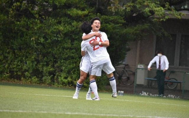 [男子サッカー]“粘り勝ち”開幕２連勝！　小野田の劇的弾で早大撃破！