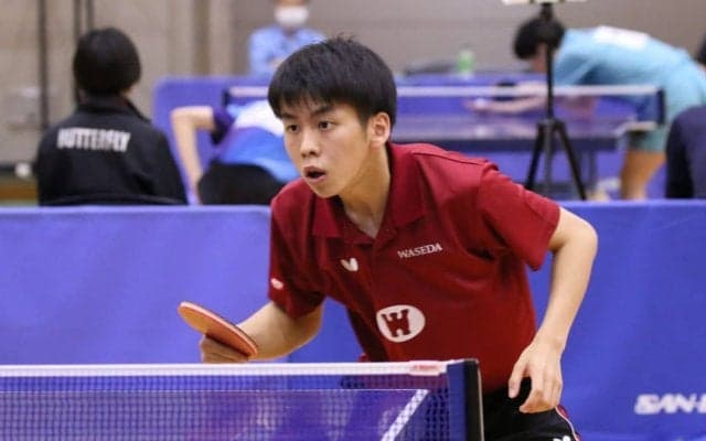 早稲田大・濵田一輝らがベスト64入り　男子シングルス4回戦結果＜卓球・関東学生新人選手権大会＞