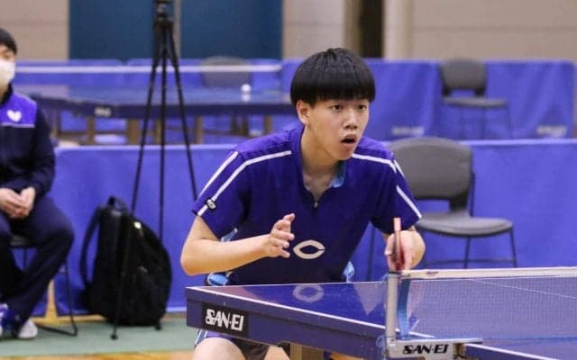 中央大・中田泰成、8強入り　男子シングルス7回戦結果＜卓球・関東学生新人選手権大会＞