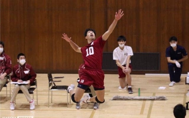 専大に快勝！　サーブで得点を量産した