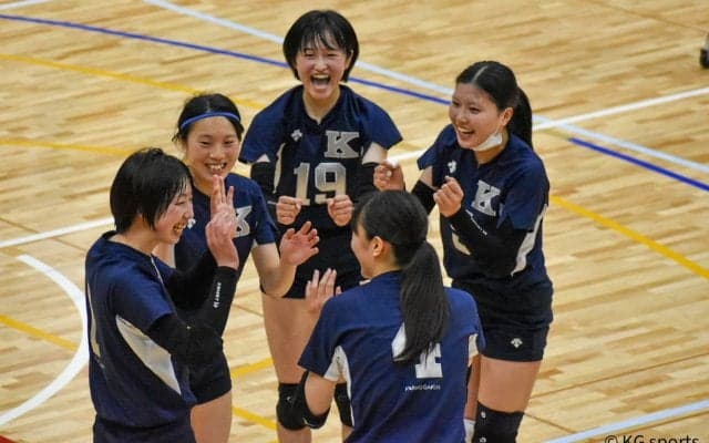 【バレーボール部女子】フルセットの末、大院大に敗北