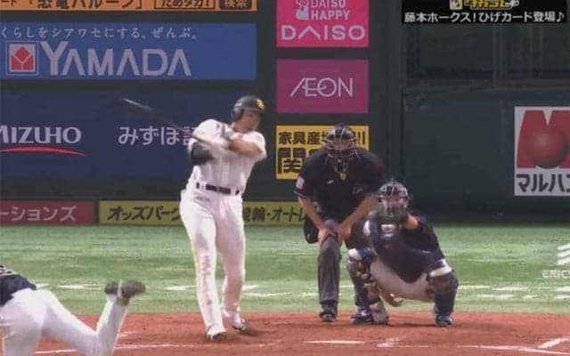 鷹・柳田悠岐、今季初2戦連発に「少し詰まった」　山本撃破の満塁弾に続く4号ソロ