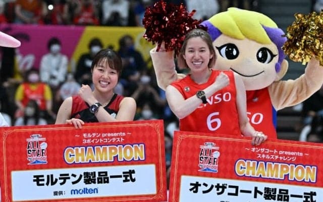 Wリーグオールスターの各種コンテストが開催…スキルズチャレンジは本川紗奈生、3Pコンテストは山本麻衣が優勝
