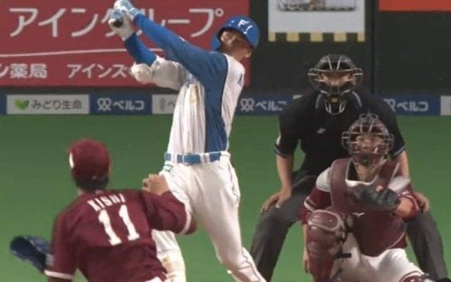 清宮幸太郎の“内角粉砕弾”が「飛距離すごいな」　滞空時間に驚愕「才能でしかない」