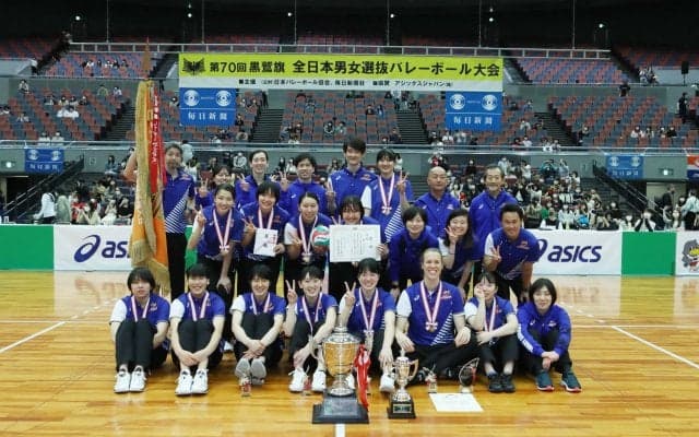 東レが2019年大会に続き栄光　第70回黒鷲旗全日本男女選抜大会女子