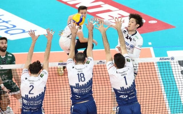 石川祐希のミラノ　5位決定戦予選 最終戦に敗れシーズン終了