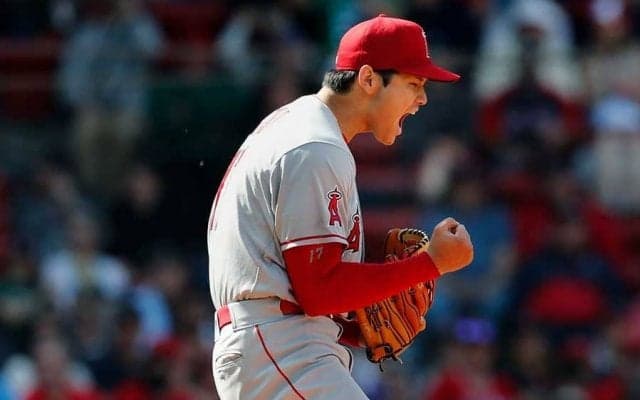 大谷翔平、打者を膝から崩れさせた変化球に米衝撃　160km直後に「オオタニのKO勝利だ」