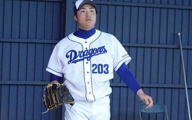 中日、19歳左腕・上田洸太朗と支配下契約　先発も期待…育成からの“大出世”目指す