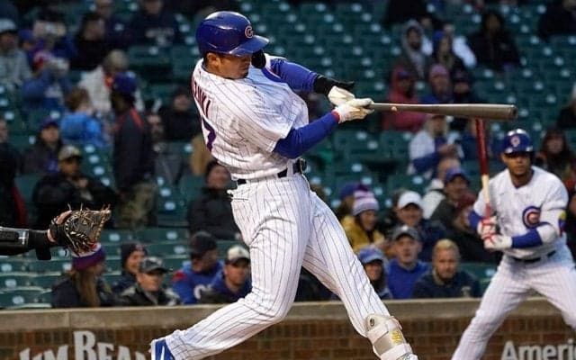 【MLB】鈴木誠也、メジャー初三塁打で4打数1安打　初ダブルヘッダーもチームは4連敗