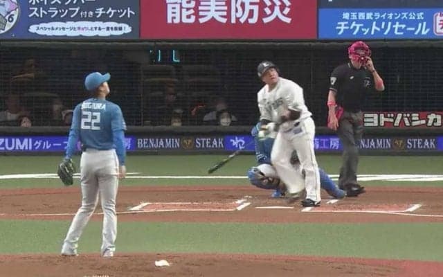 西武・山川穂高、2打席連発の14号3ラン　出場22試合で14本、安打の半分が本塁打