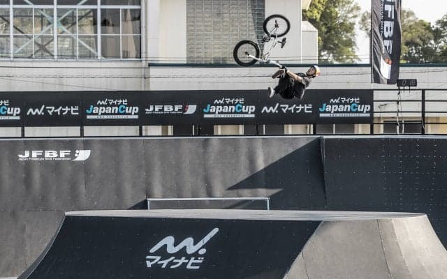 全日本チャンピオンたちが圧巻の走り。男子エリートは中村輪夢が、女子エリートは内藤寧々が優勝 「マイナビJapan Cup第1戦」BMXフリースタイル パーク種目