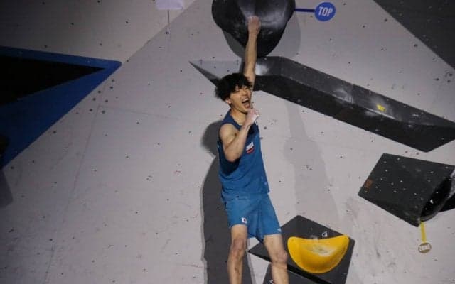 藤井快がボルダリングW杯で優勝！更に日本男子が圧倒的な強さを誇り上位を独占。