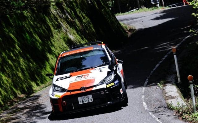 全日本ラリー久万高原：初日は勝田がトップ。コバライネンはレグ離脱に