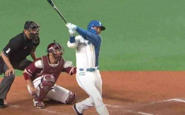 清宮の「すげぇ軌道のホームラン」　楽々100万再生の2連発目が「とんでもない打球」