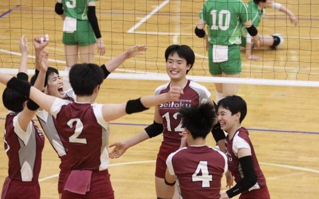 身長184cmの大型ルーキーが躍動した下北沢成徳が失セット0でＶ【東京女子春季大会兼関東大会予選】