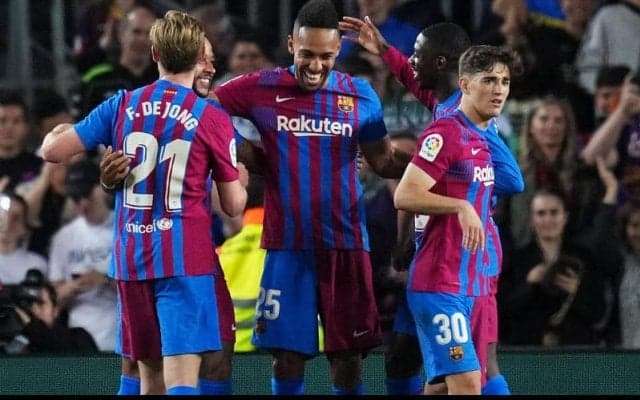 オーバメヤンのドブレーテなどで10人のセルタを下したバルセロナが3連勝！《ラ・リーガ》