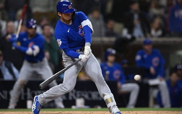 【MLB】鈴木誠也、代打で中前打　指揮官「右足首にまだ痛みがあり、無理させたくなかった」