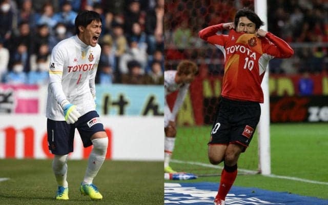 名古屋、レジェンドマッチ用のユニフォームと背番号を発表! モデルは元日本代表の2人